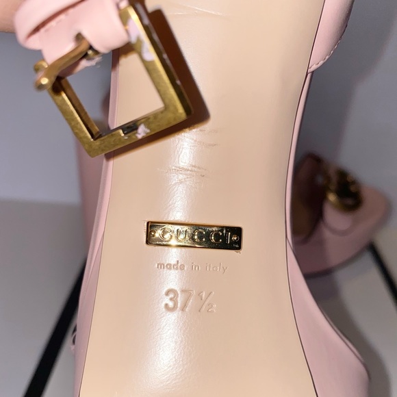 ($750) Gucci GG pink platform heels - Picture 5 of 6